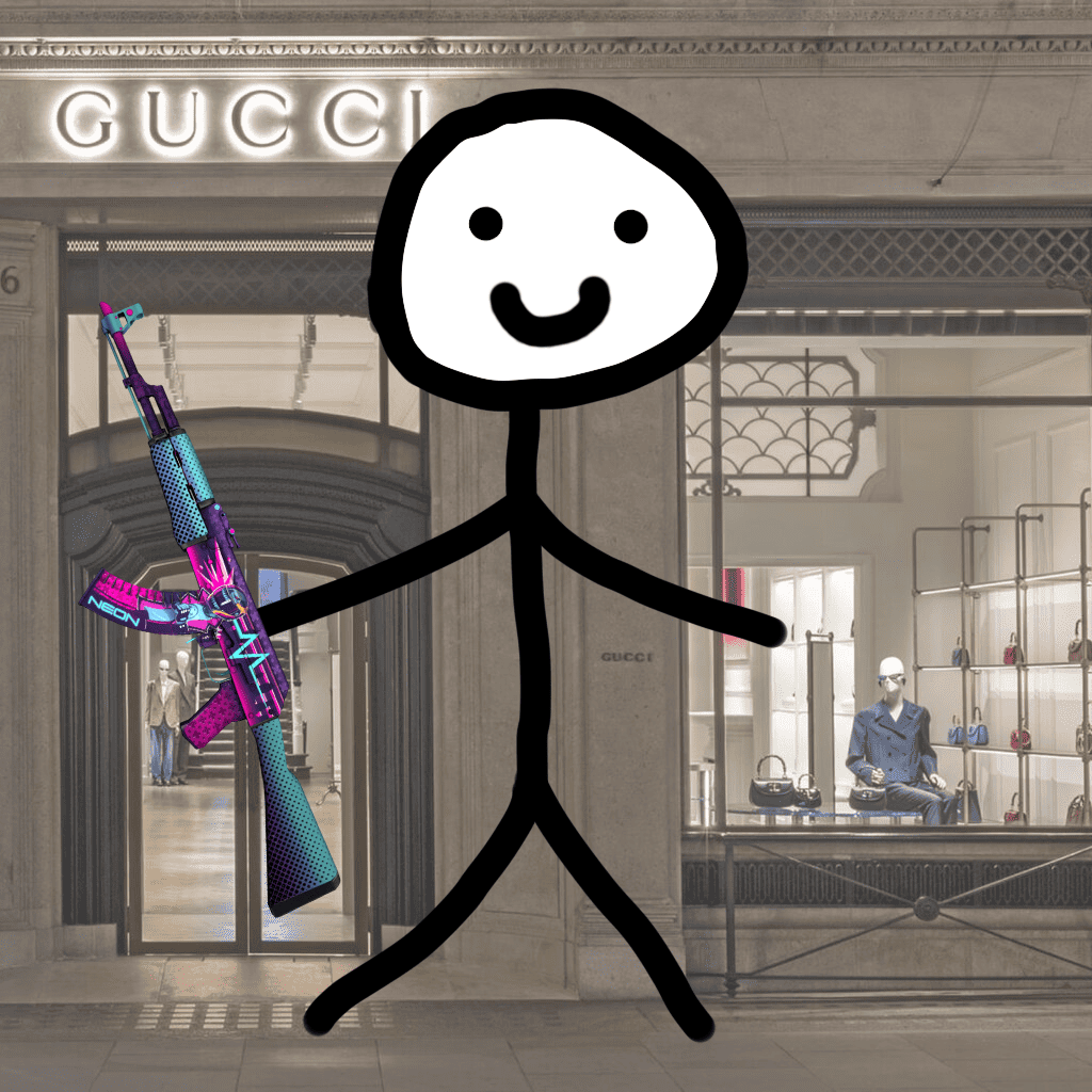 AK-47 Неоновый гонщик