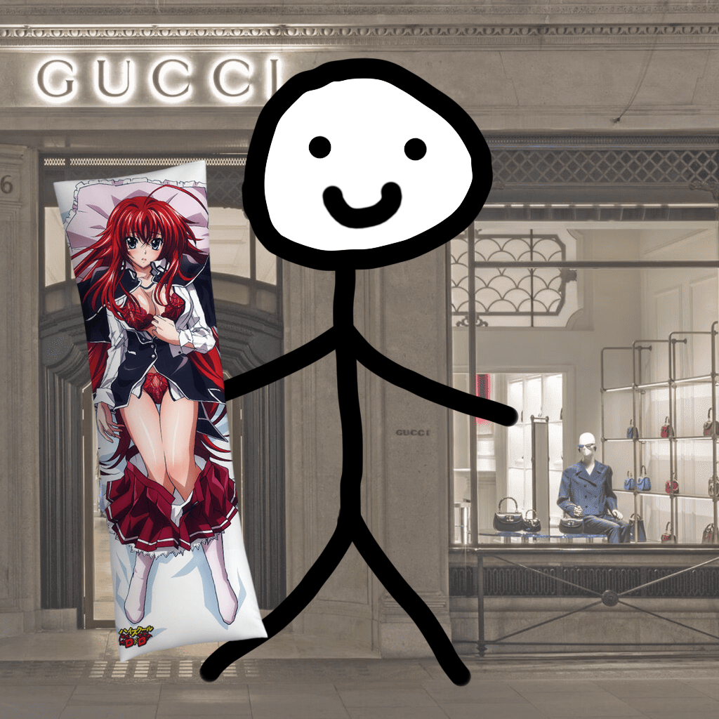 Дакимакура Риас Гремори