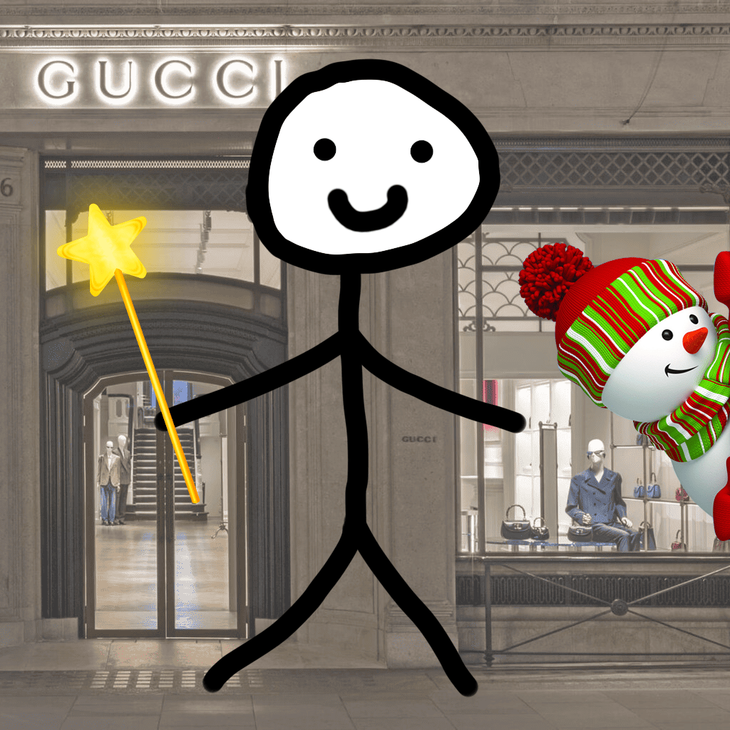 Новогодняя палочка