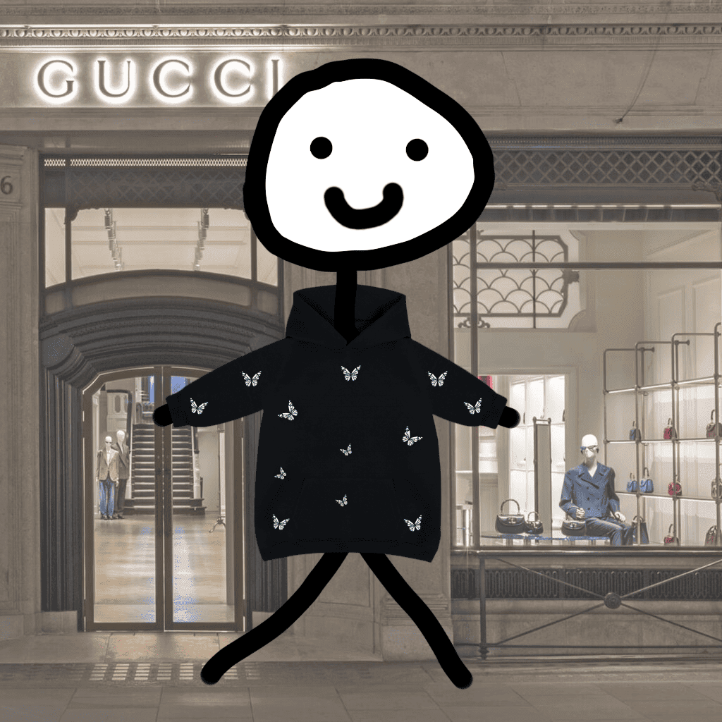 Худи Butterfly Black