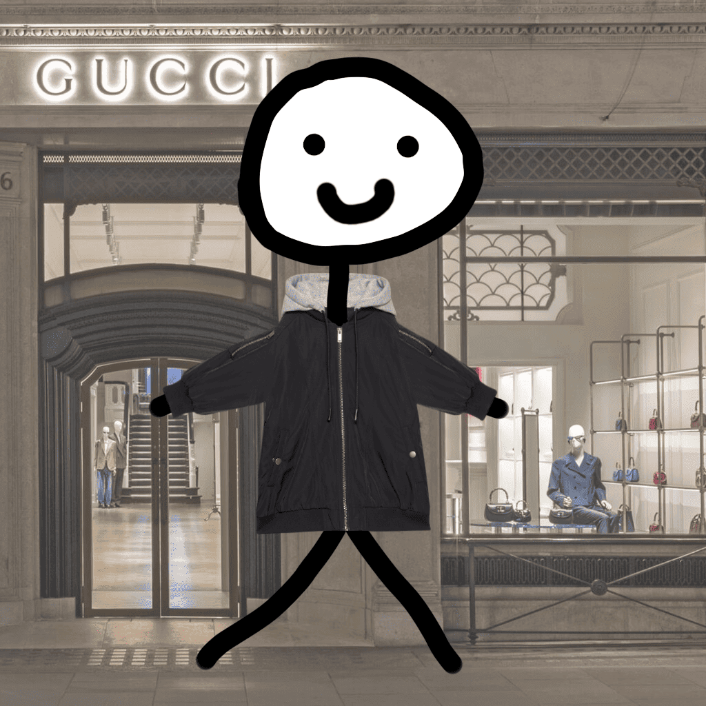 Куртка H&M Hooded Bomber