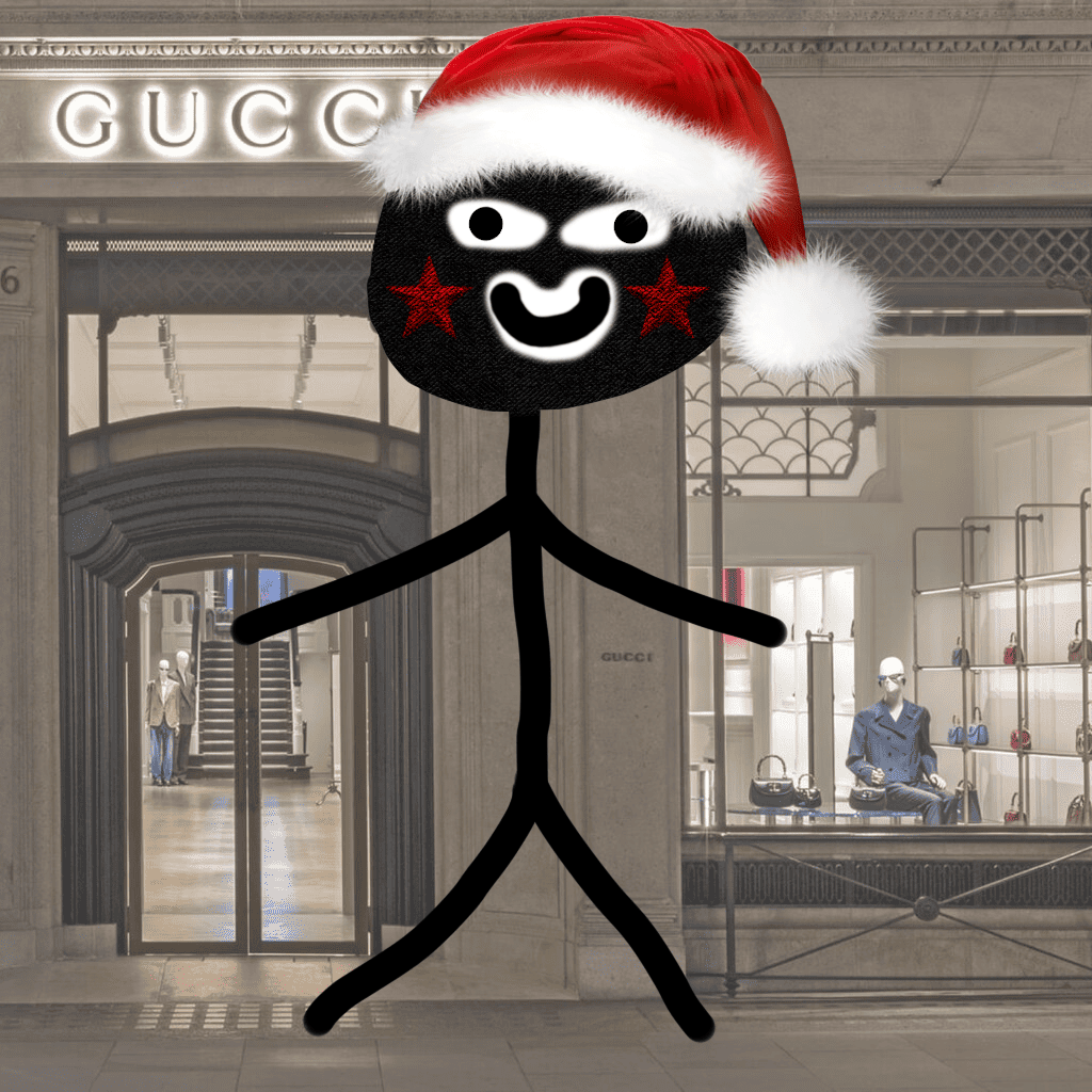 Новогодняя шапка с балаклавой